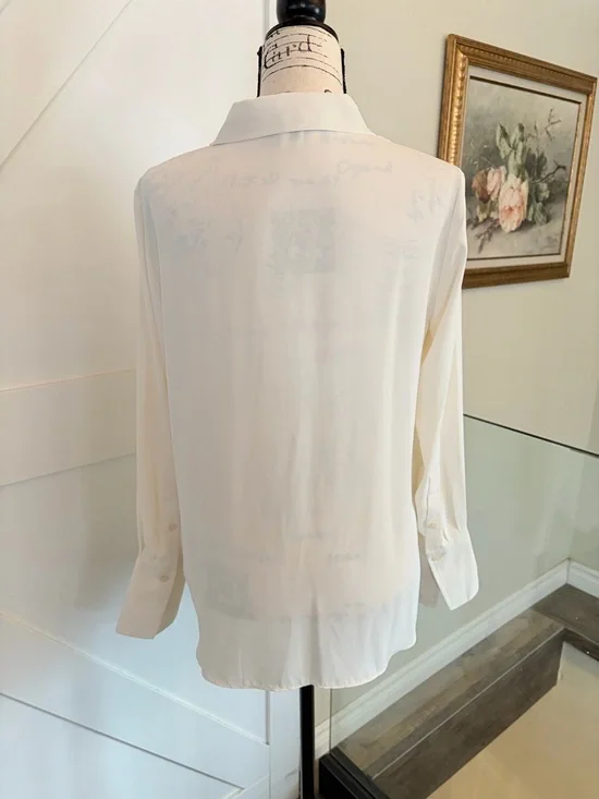 H&M Cream Button-Down Shirt - Picture 4 of 4